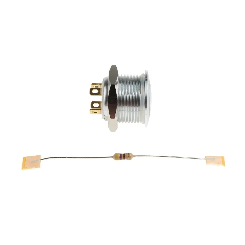 RS PRO Illuminated Momentary Push Button Switch Panel Mount 16 mm Cutout SPST Red Green LED IP67 36 V dc 175-8559