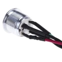 RS PRO Illuminated Momentary Push Button Switch, Panel Mount, 16 mm Cutout, SPST, White LED, IP67, 36 V dc 175-8543