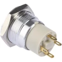 RS PRO Illuminated Push Button Switch, Latching, Panel Mount, 16 mm Cutout, SPST, Blue LED, IP67, 36 V DC, 2A 175-9292
