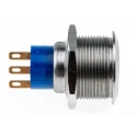 RS PRO Push Button Switch, Momentary, Panel Mount, 22.2 mm Cutout, SPDT, IP67, 250 V AC, 3-5A Contact Current 175-9335