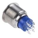 RS PRO Push Button Switch Momentary Panel Mount 22.2 mm Cutout DPDT IP67 250 V AC 175-9310