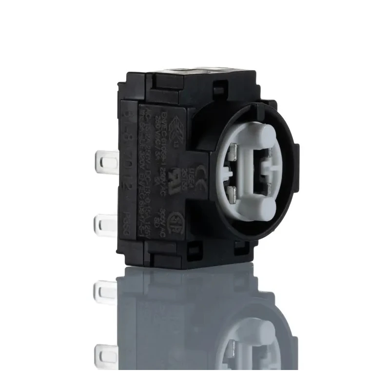 EAO Push Button Contact Block, Snap-Action 1 NO/1 NC, 250 V AC/DC, 5A Switching Current 61-8470.12