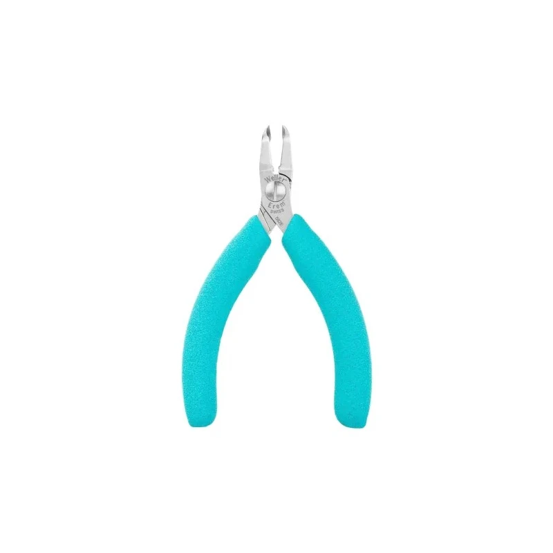 Weller Erem Flush ESD Safe Tip Cutter, High Grade Tool Steel Jaws, 4.5in Length, 1.29mm Cutting Capacity 582 E