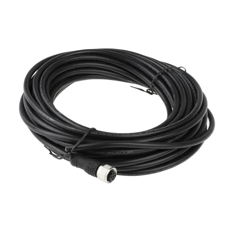 ABB Jokab Sensor Actuator Cable Pluto Series Grey Jacket 24V Shielded 10m Length 2TLA020056R1000 M12-C101