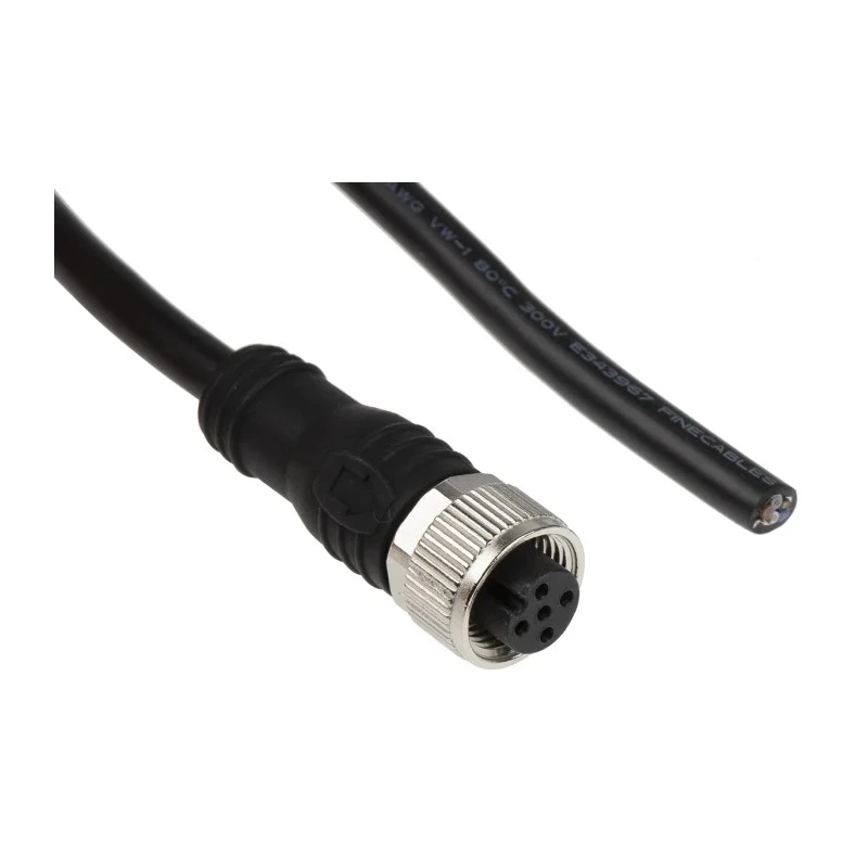 ABB Jokab Sensor Actuator Cable Pluto Series Grey Jacket 24V Shielded 10m Length 2TLA020056R1000 M12-C101