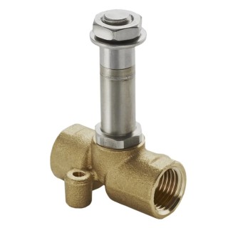 RS PRO Brass Body 2 Port Normally Open Solenoid Valve, 1/8 in, 11 bar Max Operating Pressure 176-2048