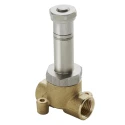 RS PRO Solenoid Valve 2 Port NC 1/4 in Brass Body, Stainless Steel Core & Springs, 11.4 bar Max Pressure 176-2054