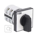 RS PRO 4 Position 45° Knob Actuator Cam Switch 20A 690V Panel Mount 3 Phase 208-3917