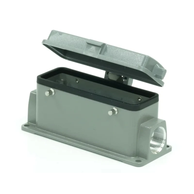RS PRO Heavy Duty Power Connector Housing 4, Die Cast Aluminium, IP65, Surface Mount, M25 Thread, 4 Levers RS-H24B 208-4021