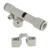 SMC Vacuum Generator Compact Pneumatic Ejector 1.3mm Nozzle Diameter ZH13DSA-08-10-10