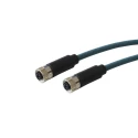 Bulgin Sensor Actuator Cable Female 8 Way M12 Straight to Female 8 Way M12 Straight 48V AC/DC PXPTPU12FBF08XFB010PU