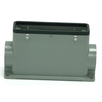 RS PRO Heavy Duty Power Connector Housing Surface Mount Die Cast Aluminium IP65 4 Levers 208-4047
