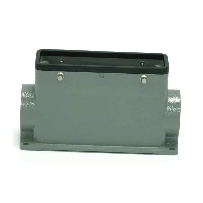 RS PRO Heavy Duty Power Connector Housing Surface Mount Die Cast Aluminium IP65 4 Levers 208-4047