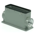 RS PRO Heavy Duty Power Connector Housing Surface Mount Die Cast Aluminium IP65 4 Levers 208-4047