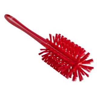 Vikan Red Bottle Brush Polypropylene Bristle 32 mm Length, 90 mm Diameter, 430 mm Overall Length 5381904