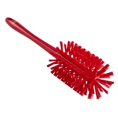 Vikan Red Bottle Brush Polypropylene Bristle 32 mm Length, 90 mm Diameter, 430 mm Overall Length 5381904
