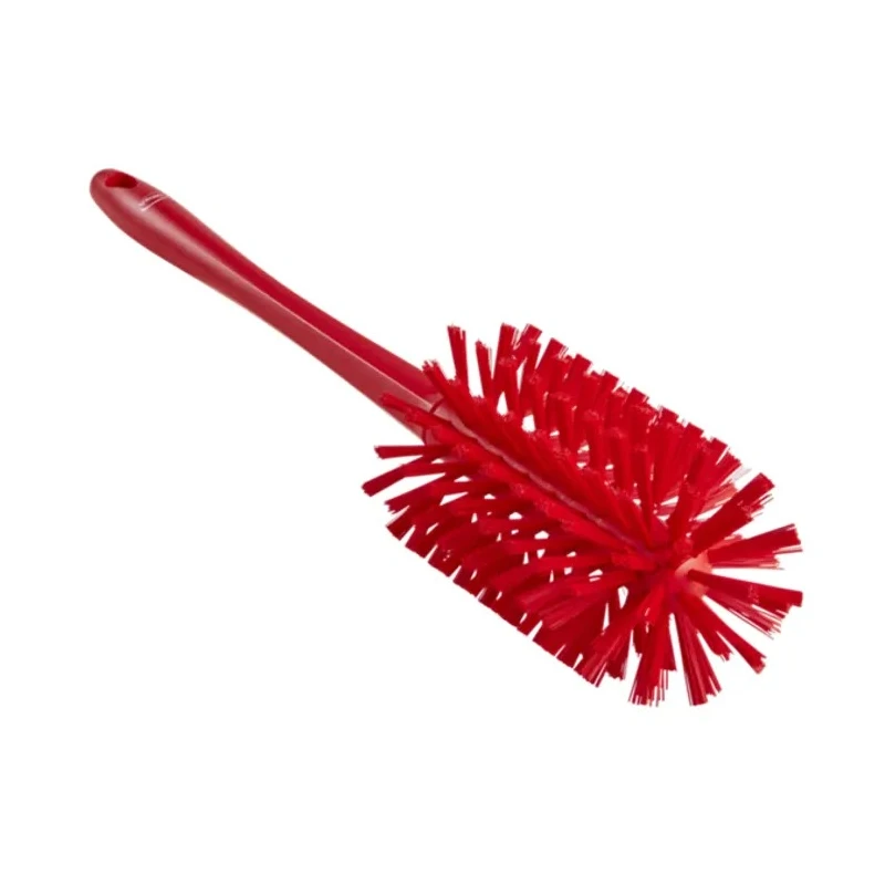 Vikan Red Bottle Brush Polypropylene Bristle 32 mm Length, 90 mm Diameter, 430 mm Overall Length 5381904