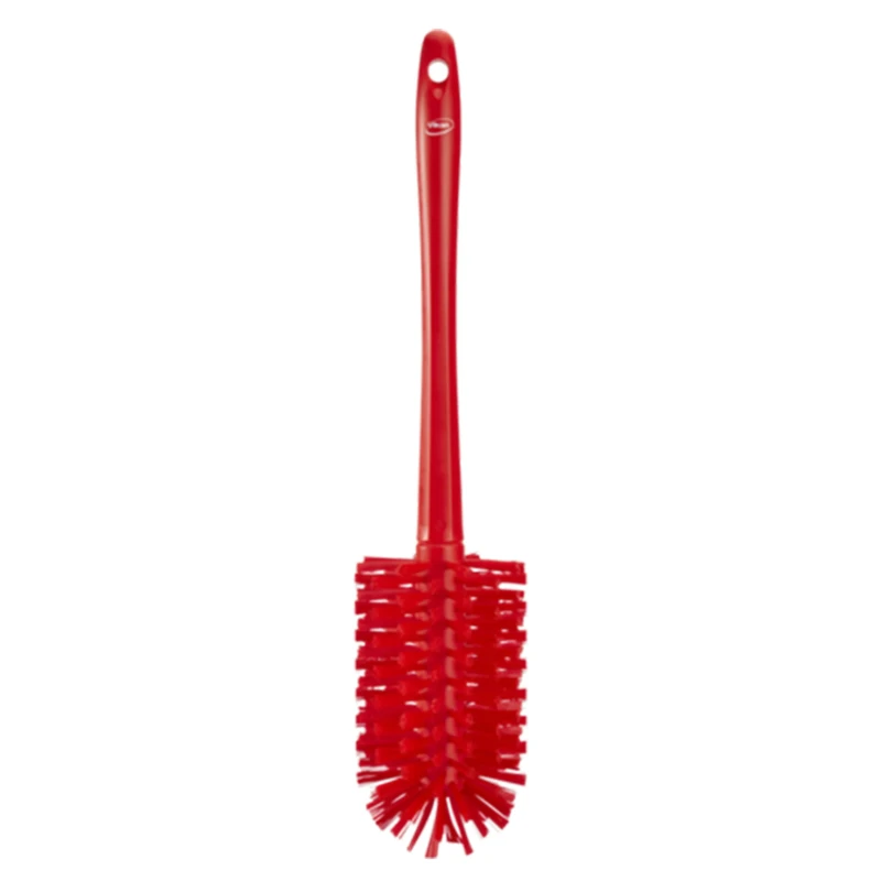 Vikan Red Bottle Brush Polypropylene Bristle 32 mm Length, 90 mm Diameter, 430 mm Overall Length 5381904