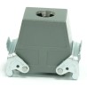 RS PRO Heavy Duty Power Connector Housing 2 Lever Locking Top Mount Die Cast Aluminium IP65 208-4141