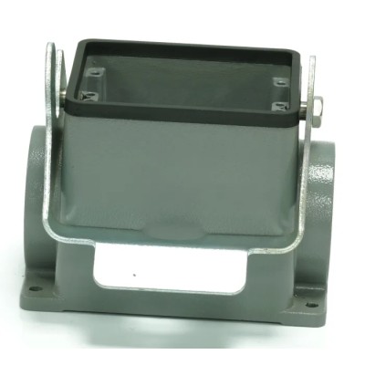 RS PRO Heavy Duty Power Connector Housing Surface Mount Die Cast Aluminium Body IP65 1 Lever RS PRO 208-4184