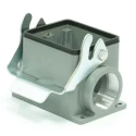 RS PRO Heavy Duty Power Connector Housing Surface Mount Die Cast Aluminium Body IP65 1 Lever RS PRO 208-4184