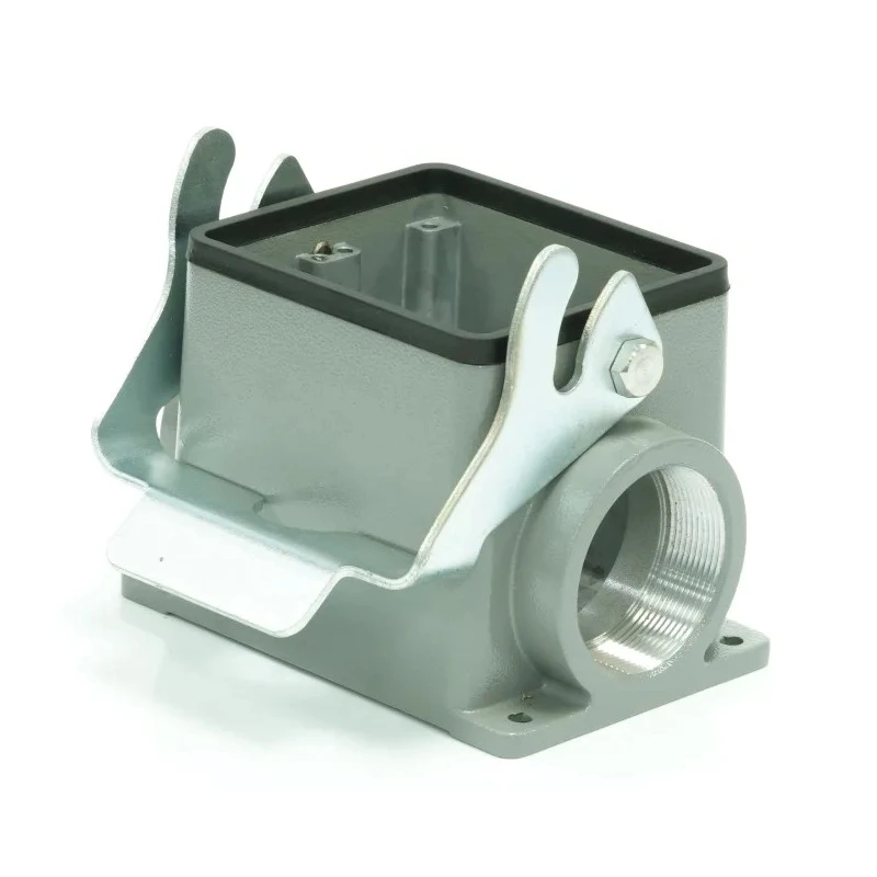 RS PRO Heavy Duty Power Connector Housing Surface Mount Die Cast Aluminium Body IP65 1 Lever RS PRO 208-4184