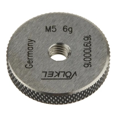 Volkel M5 x 0.8 Ring Ring Gauge, 0.8 mm Pitch Diameter 16191