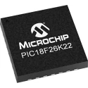 Microchip 8 bit PIC PIC18F Microcontroller 64 MHz 64kB FLASH 28-Pin QFN PIC18F26K22-E/ML