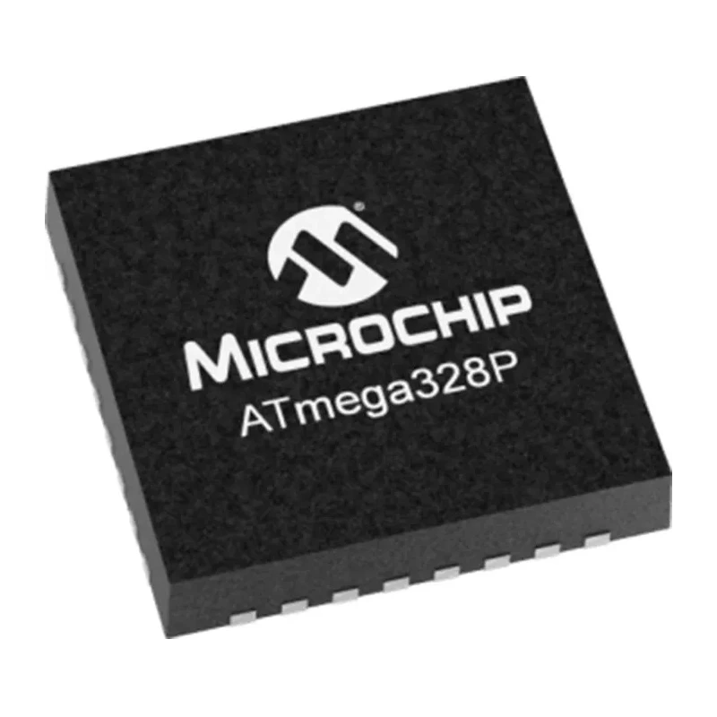 Microchip 8 bit AVR ATmega Microcontroller 20 MHz 32kB FLASH 32-Pin QFN ATMEGA328P-MUR