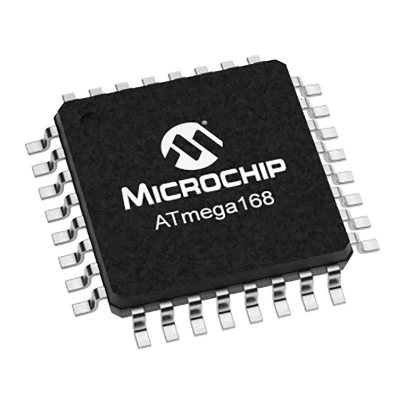 Microchip 8 bit AVR ATmega Microcontroller 16kB FLASH 20 MHz 32-Pin TQFP ATMEGA168-20AU