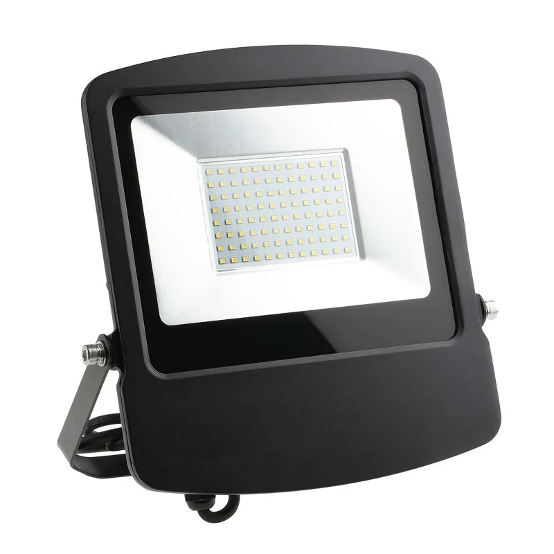 RS PRO Floodlight 70 W LED Cool White 4000K 6300 lm IP65 Aluminium Housing 320.9mm x 12mm x 38mm 115° Beam Angle 176-8537