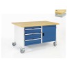 Bott Portable Steel Workbench 1.5m Width 750mm Depth 840mm Height 300kg Max Load 41002100.11v