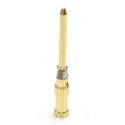 RS PRO Male Crimp Contact Heavy Duty Power Connector 10A Current Gold Plated Copper Alloy 0.5 mm² Wire Size 208-4447