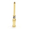 RS PRO Male Crimp Contact Heavy Duty Power Connector 10A Current Gold Plated Copper Alloy 0.5 mm² Wire Size 208-4447