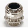 RS PRO Metal Cable Gland Nickel Plated Brass Straight Entry Thread Size M25 for Heavy Duty Power Connector 208-4623
