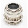 RS PRO Metal Cable Gland Nickel Plated Brass Straight Entry Thread Size M40 for Heavy Duty Power Connector 208-4626