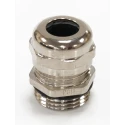 RS PRO Metal Cable Gland Thread Size PG11 Nickel Plated Brass Female Straight Silver for Heavy Duty Power Connector 208-4628