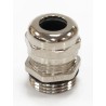RS PRO Metal Cable Gland Thread Size PG11 Nickel Plated Brass Female Straight Silver for Heavy Duty Power Connector 208-4628