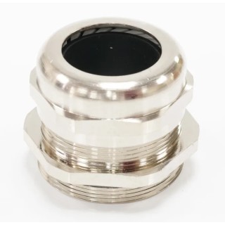 RS PRO Metal Cable Gland Nickel Plated Brass Thread Size M50 for Heavy Duty Power Connector 208-4627