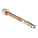 RS PRO Bright Zinc Plated Through Bolt 20 mm Thread Size x 160 mm Length with 22 mm Drill Diameter 177-7066