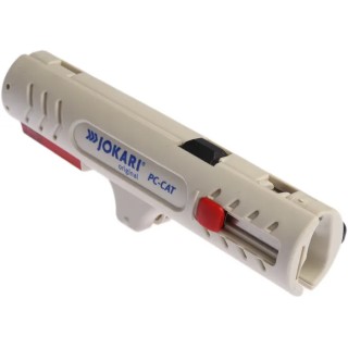 Jokari Ergonomic Wire Stripper 4.5 to 10 mm Stripping Range, Titanium Nitride Coated Blades, 10mm Overall Length 30161