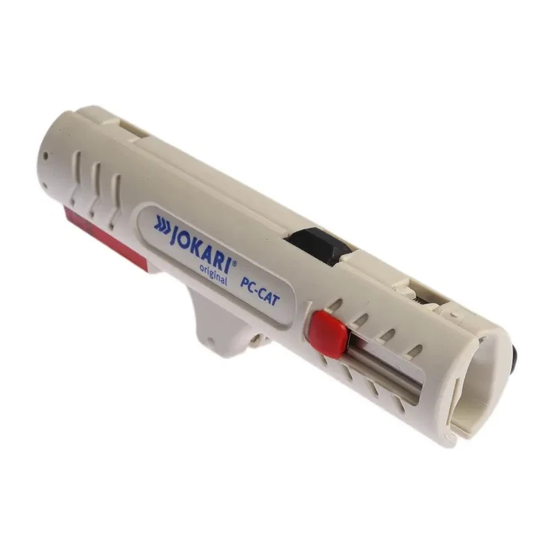 Jokari Ergonomic Wire Stripper 4.5 to 10 mm Stripping Range, Titanium Nitride Coated Blades, 10mm Overall Length 30161