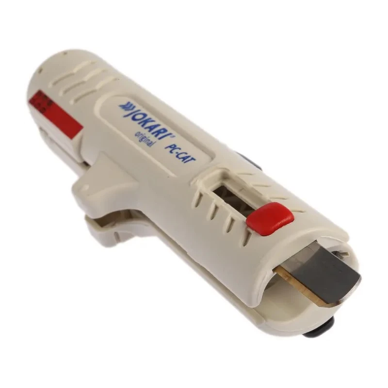 Jokari Ergonomic Wire Stripper 4.5 to 10 mm Stripping Range, Titanium Nitride Coated Blades, 10mm Overall Length 30161