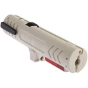 Jokari Ergonomic Wire Stripper 4.5 to 10 mm Stripping Range, Titanium Nitride Coated Blades, 10mm Overall Length 30161