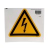 Brady Hazard Warning Sign Label Electrical Hazard Self-Adhesive Polyethylene Terephthalate 200mm x 200mm 179-2738
