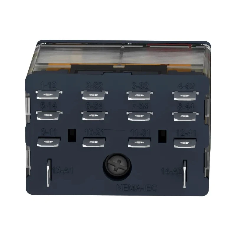 Schneider Electric Panel Power Relay, 230V AC Coil, 15A Switching Current, 4PDT RPM42P7