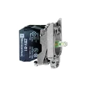 Schneider Electric Harmony XB4 Series Contact & Light Block 120V AC White Light 1 CO ZB4BW0G15