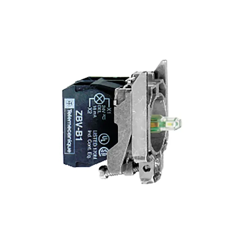 Schneider Electric Harmony XB4 Series Contact & Light Block 120V AC White Light 1 CO ZB4BW0G15
