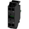Siemens SIRIUS ACT 3SU14 Series Contact Block 1 NO, Spring Loaded Terminal, 500 V AC/DC, 10A 3SU1400-1AA10-3LA0