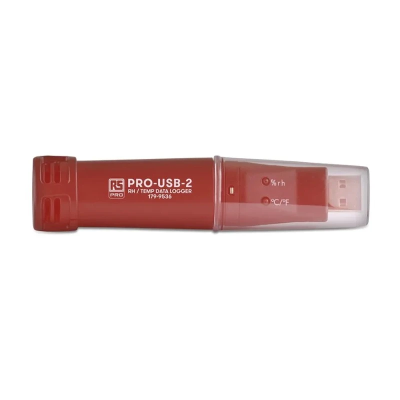 RS PRO Temperature & Humidity Data Logger USB Interface IP67 Waterproof - Model PRO-USB-2